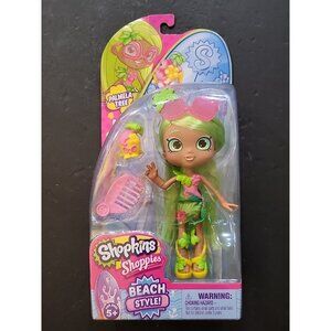 Shopkins Pamela Tree Beach Style Shoppies 2017 Doll RARE NIP NEW FACTORY SEALED